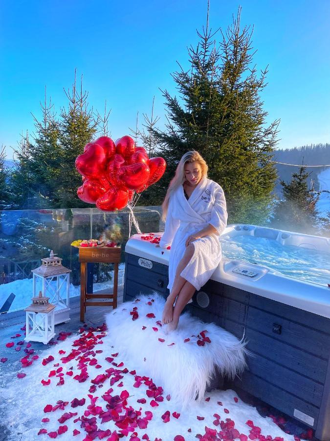 Be Be Chalet - Premium Jacuzi & Private Pool Bukovel Exterior foto