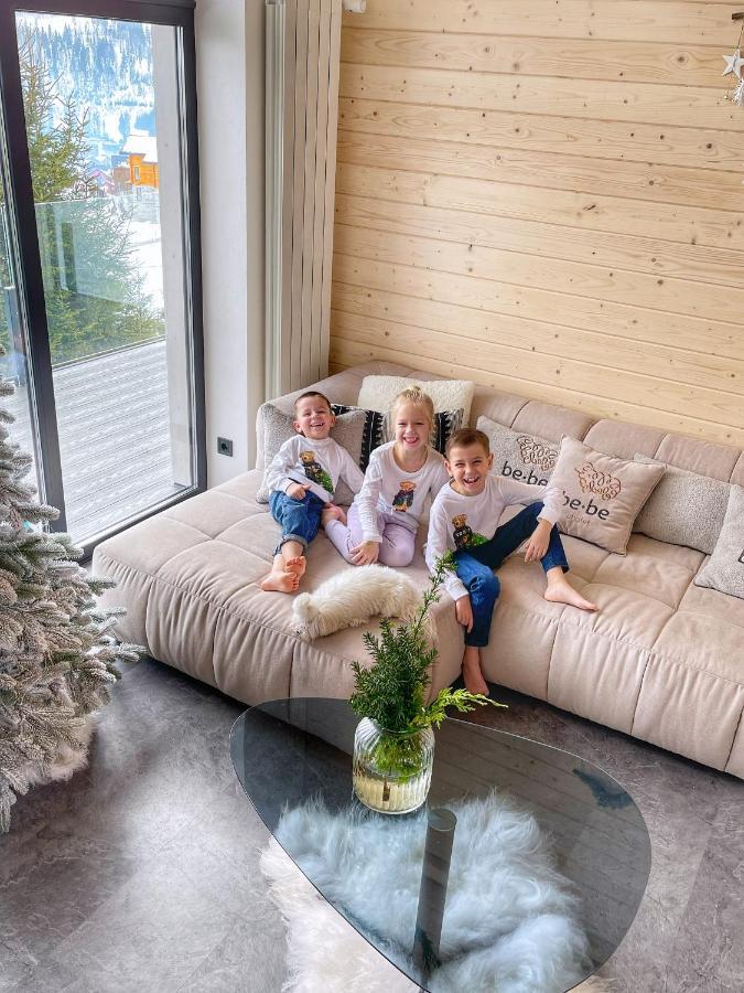 Be Be Chalet - Premium Jacuzi & Private Pool Bukovel Exterior foto