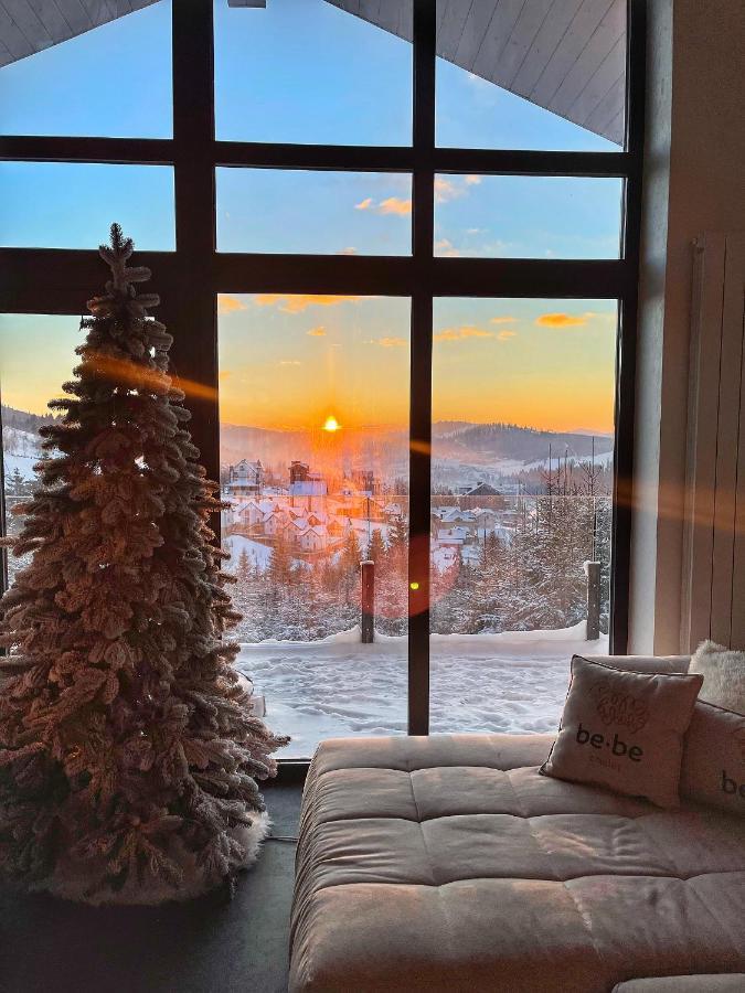 Be Be Chalet - Premium Jacuzi & Private Pool Bukovel Exterior foto