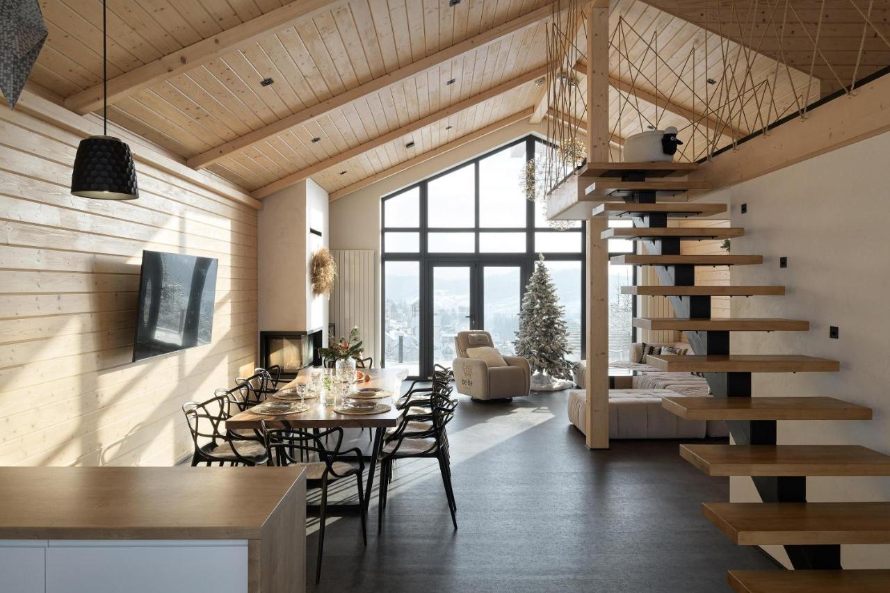 Be Be Chalet - Premium Jacuzi & Private Pool Bukovel Exterior foto
