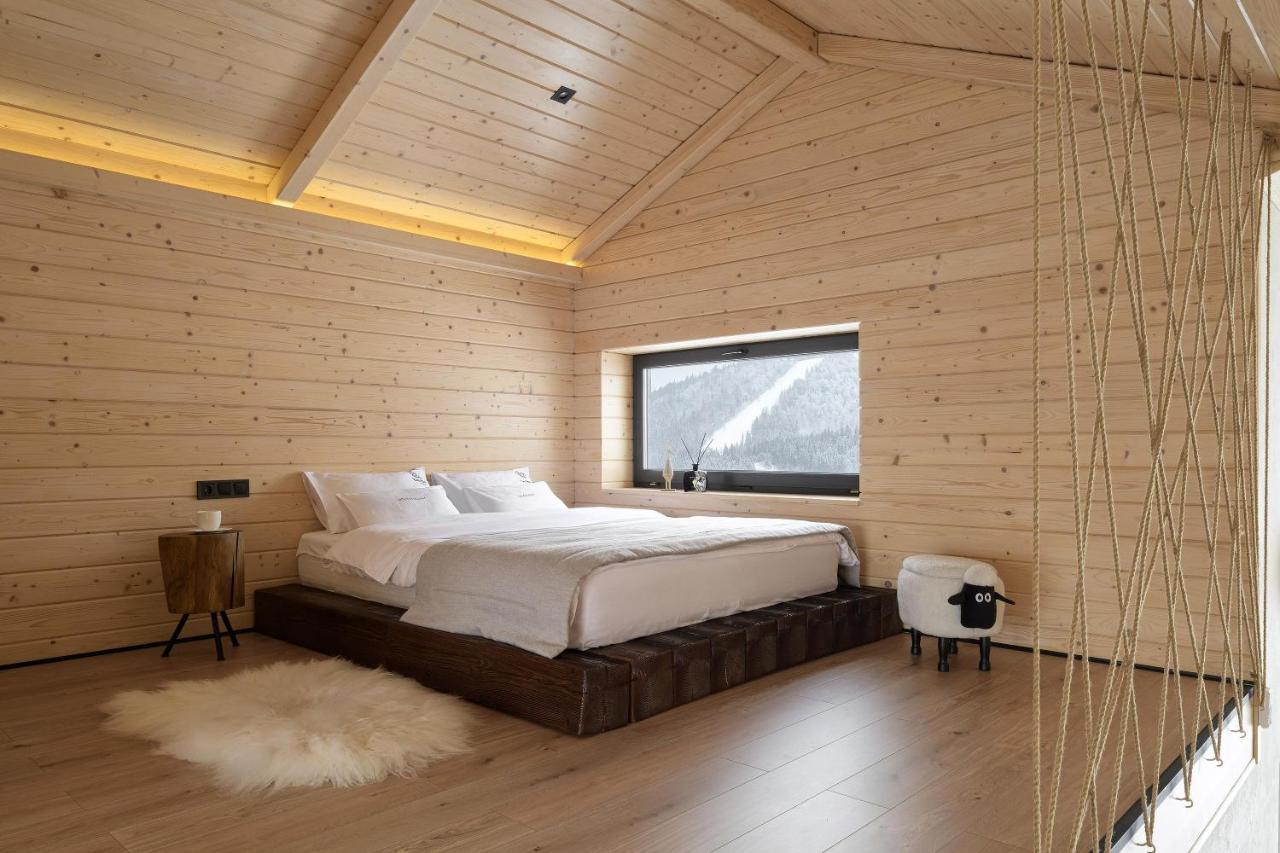 Be Be Chalet - Premium Jacuzi & Private Pool Bukovel Exterior foto