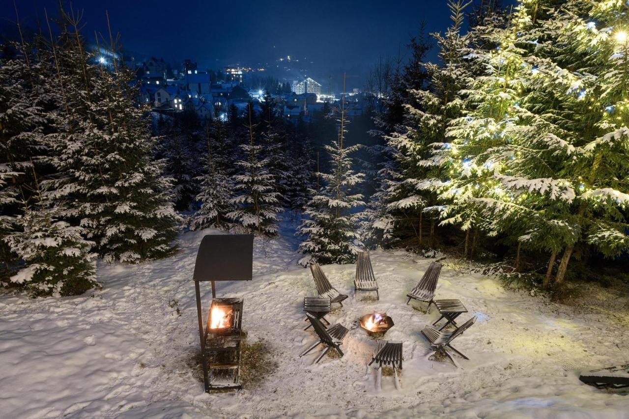 Be Be Chalet - Premium Jacuzi & Private Pool Bukovel Exterior foto